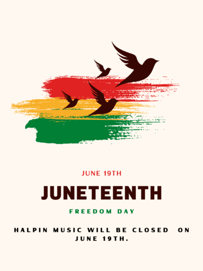 Red, Yellow and Green Hand-drawn Juneteenth Poster